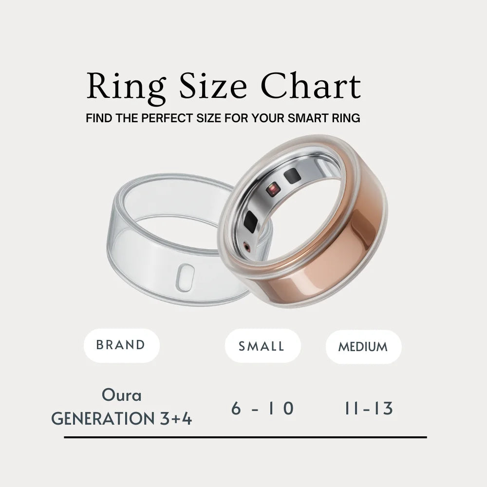 Transparent Smart Ring Bulk Pack